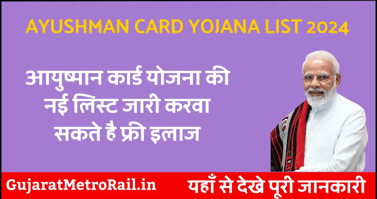 Ayushman Card Yojana List 2024